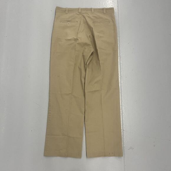 Vintage 60s Sears Tan Sanforized Workwear Chinos 36x31 - Picture 3 of 4